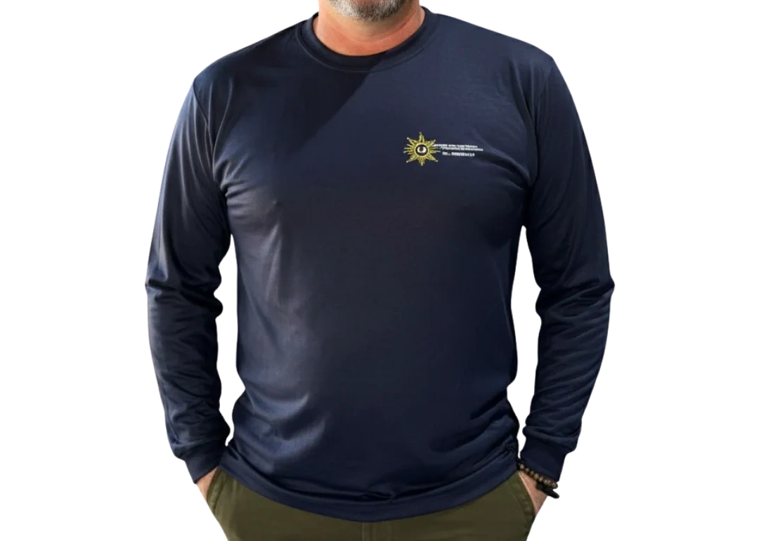 Camiseta de manga longa